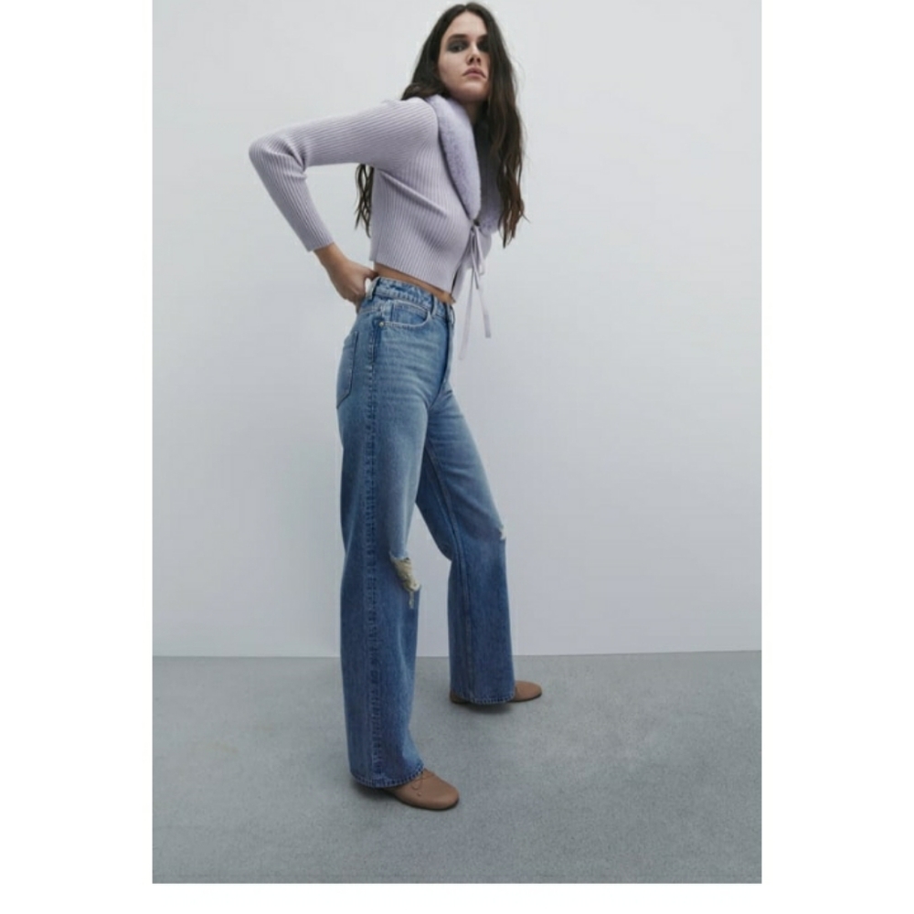 Zara 10 ~  high rise denim